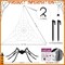 Halloween Decorations Outdoor, 17.7Ft Giant Spider Web and 47" Scary Spider, Large Spider Web for Party Lawn Yard Indoor Outdoor Halloween Decor